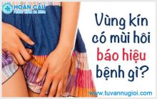 Vùng kín có mùi hôi là dấu hiệu của bệnh gì ?