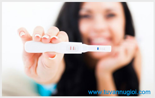 Những dấu hiệu có thai bằng que thử như thế nào ?